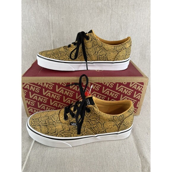 Vans Shoes Doheny Snake Honey Gold Sneakers 6.5W NEW VN0A3MVZ29Q - Picture 2 of 8